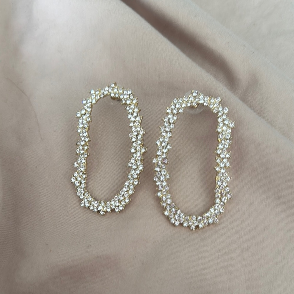 Elegant Gold and Silver Women's Earrings